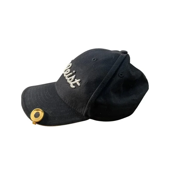 Titleist Golf‎ Footjoy FJ Hat Black New Era Adjustable Golf Ball Marker Mens Cap - Picture 3 of 6